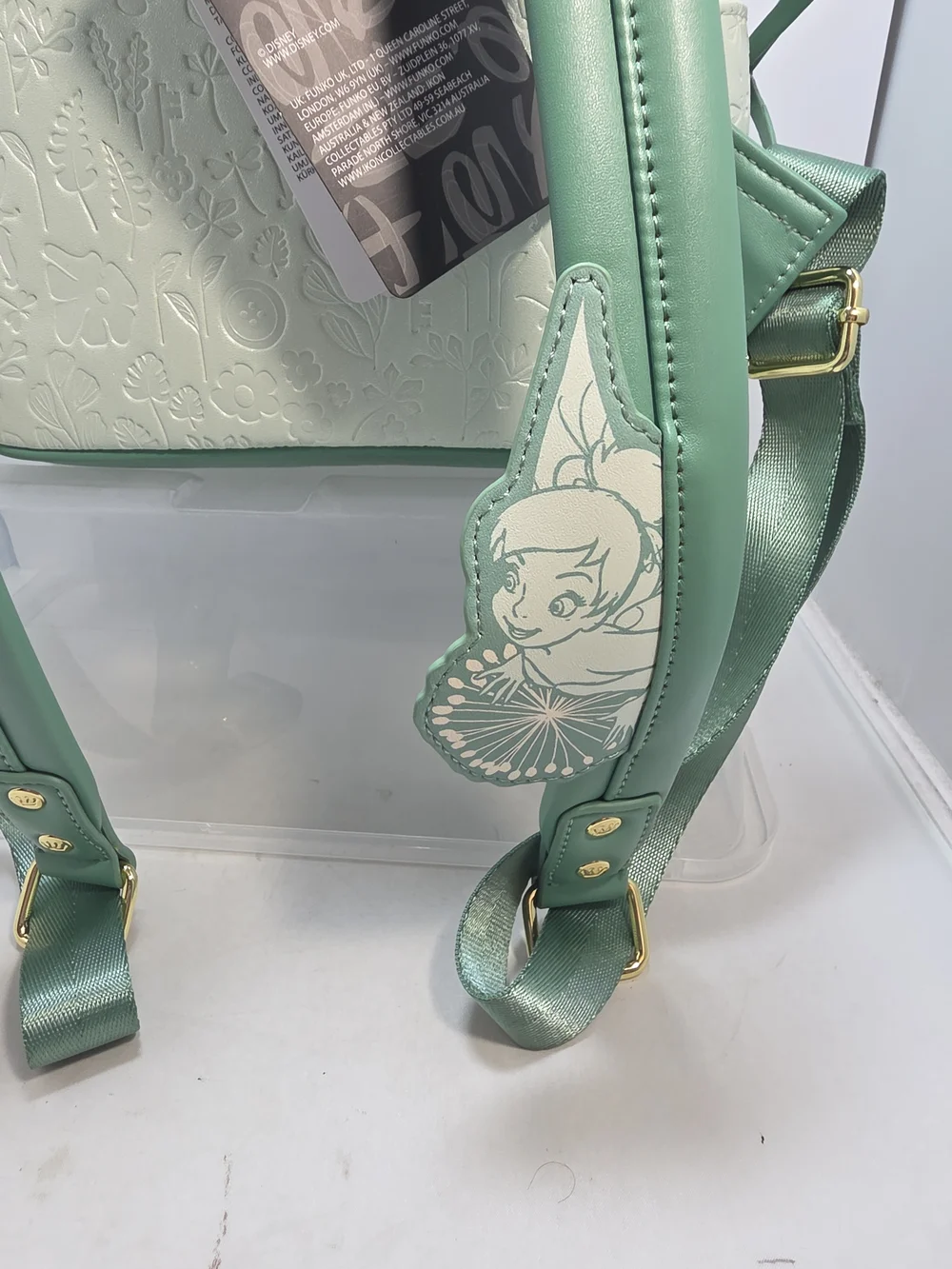 Loungefly Disney Peter Pan Tinkerbell Dandelion Pom Pom Mini Backpack NWT